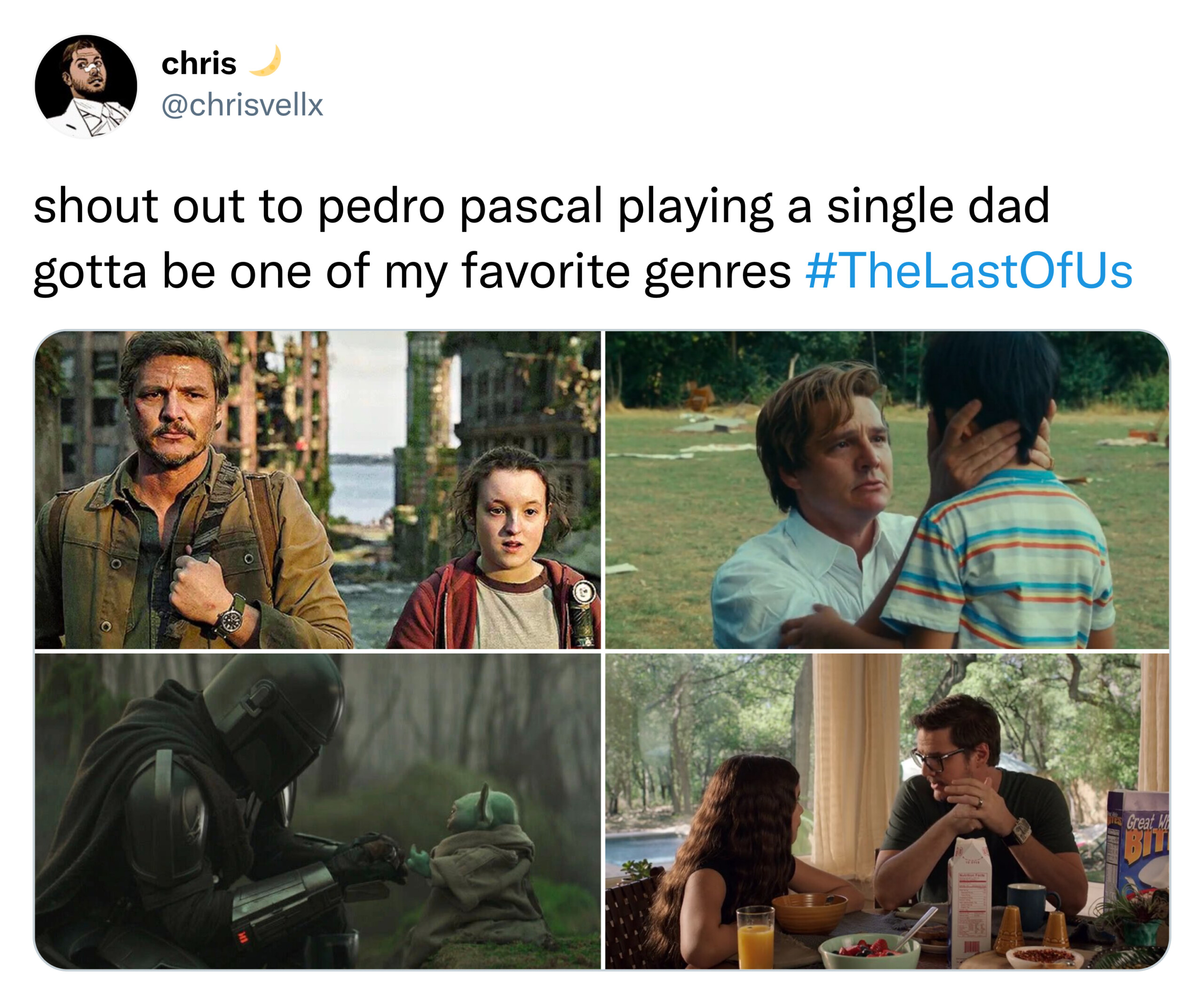 pedro pascal meme - single dad