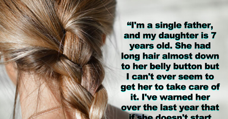 The Internet Reacts To This Single Dad Who Cut Off His Young Daughter’s Hair Because She Doesn’t “Maintain it”