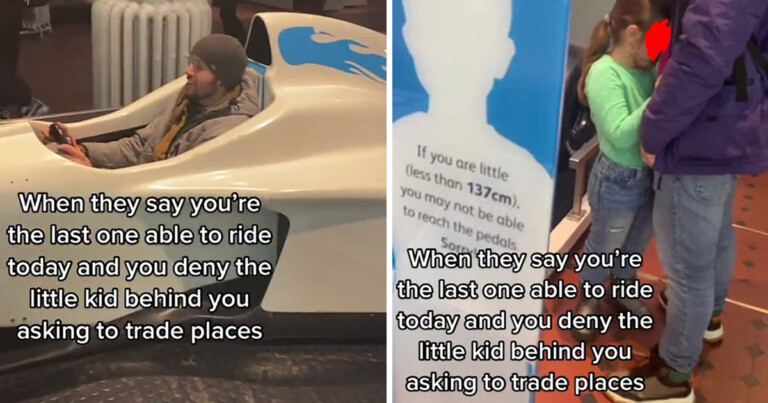 “A Teachable Life Moment” — Video Of Man Refusing To Trade Spots With Kid Behind Him In Line Goes Viral