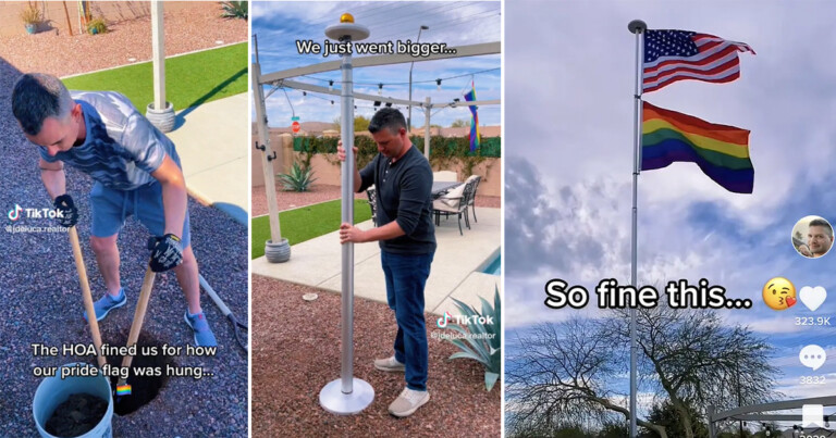 HOA Tries To Force Gay Couple To Remove Pride Flag, Gets Some Petty Revenge Instead