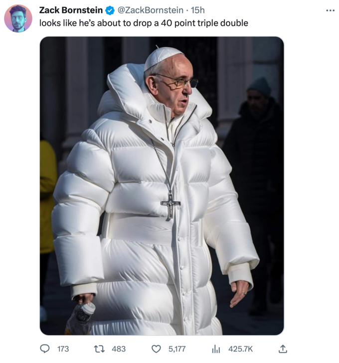 pope Francis drip - pope about to drop 40