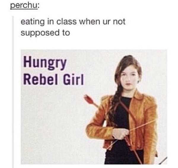 hunger games memes - hungry rebel girl