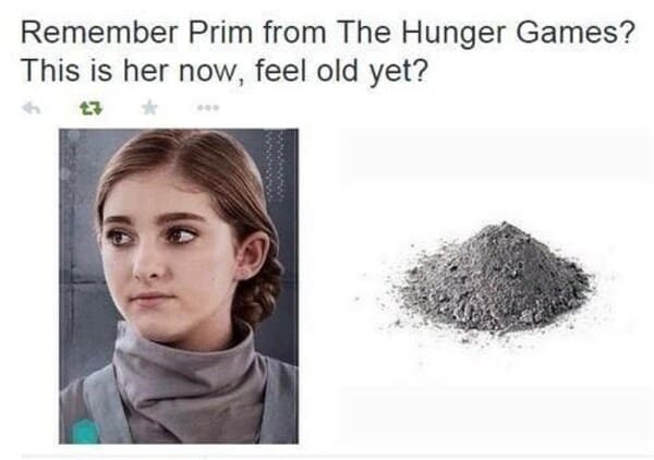 hunger games memes - prim ashes