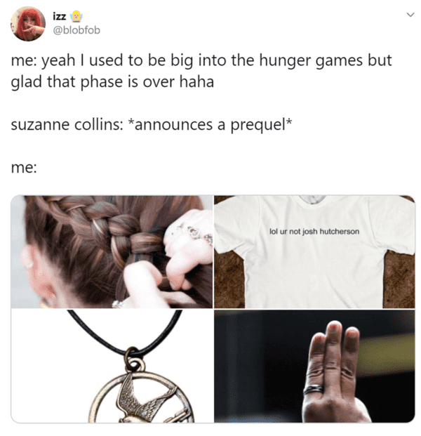 hunger games memes - prequel books