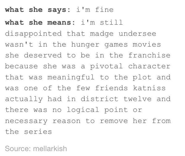 hunger games memes - i'm fine