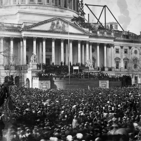 interesting pics - lincoln's inauguration pic