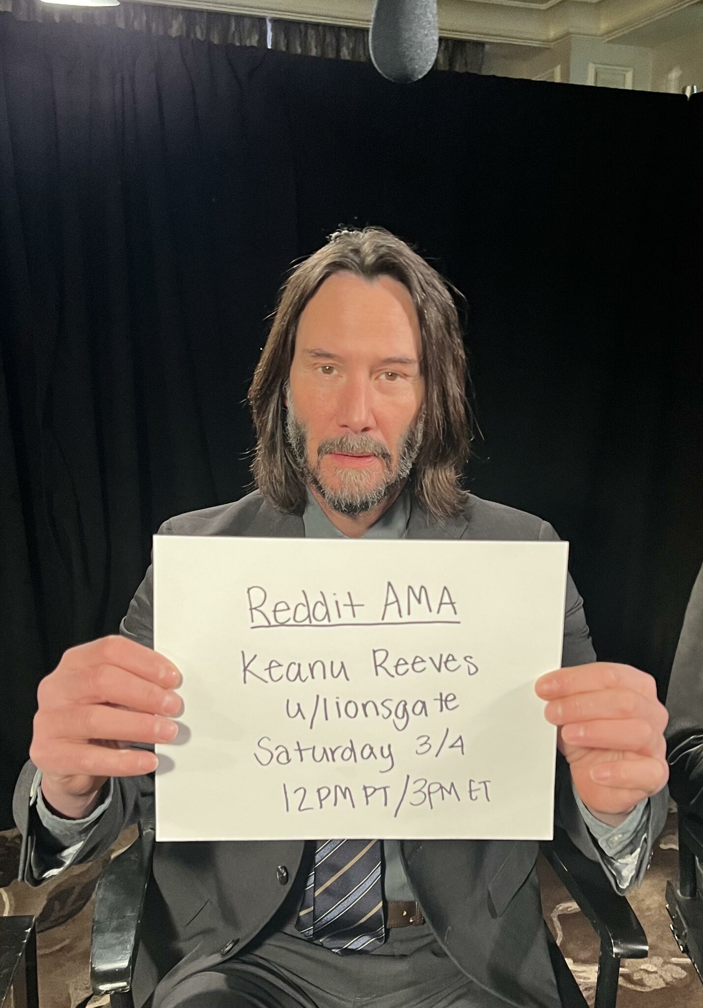 Keanu Reeves Lets The Interview Him, Spends All Day Answering