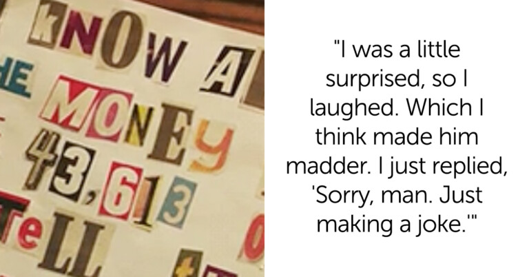 Guy Sends Neighbor A ‘Funny’ Ransom Note And Asks Asks If It Went Too Far