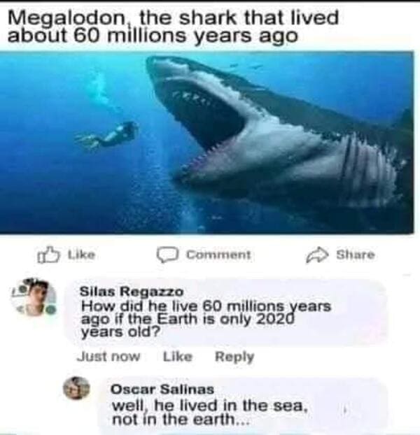 people incorrectly correcting people - shark