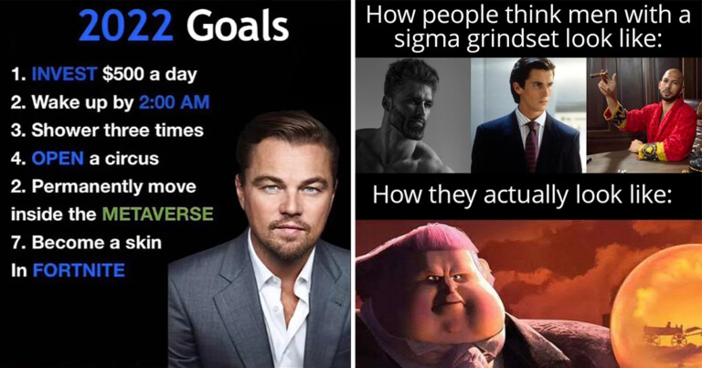 20 Sigma Grindset Memes Mocking “Hustle Culture” Dorks Like Like Andrew Tate