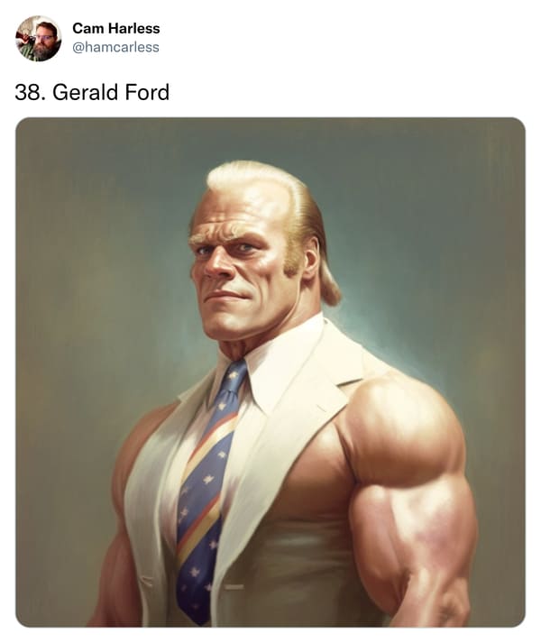 us presidents as pro wrestlers - Gerald Ford