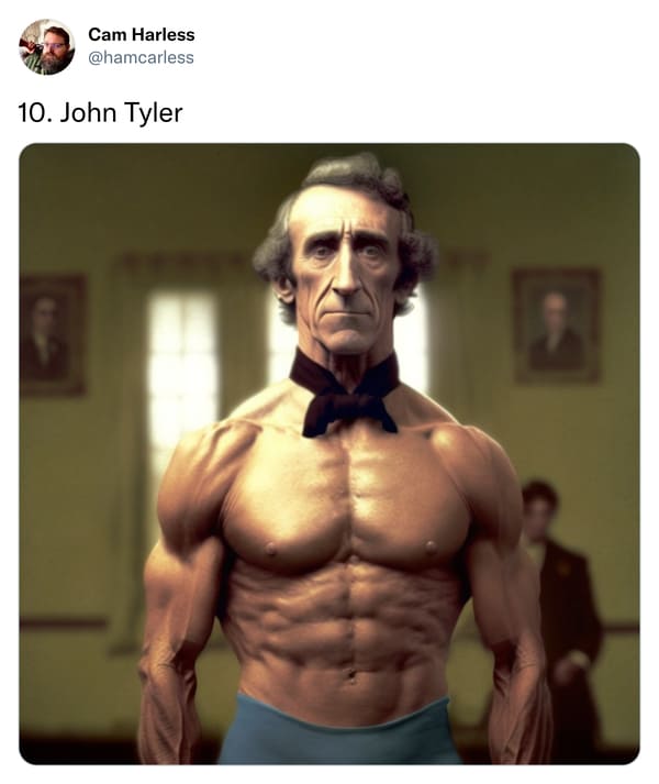 us presidents as pro wrestlers - John Tyler