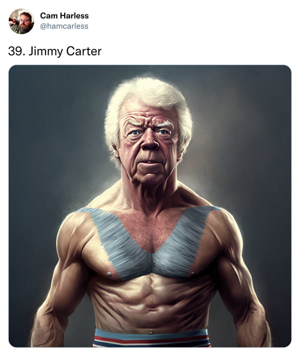 us presidents as pro wrestlers - Jimmy Carter
