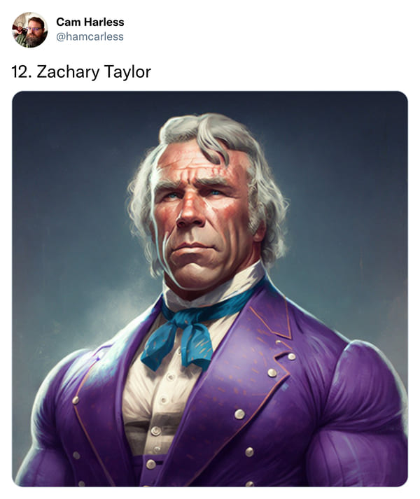 us presidents as pro wrestlers - Zachary Taylor