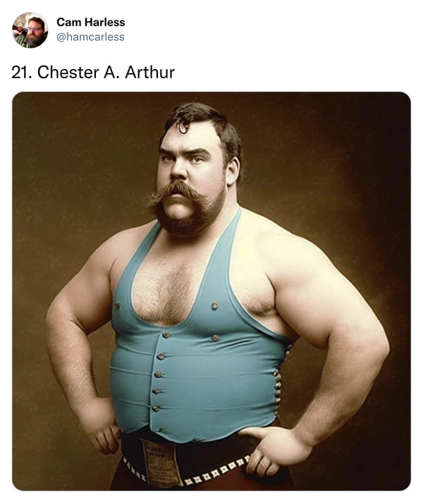 us presidents as pro wrestlers - Chester A. Arthur