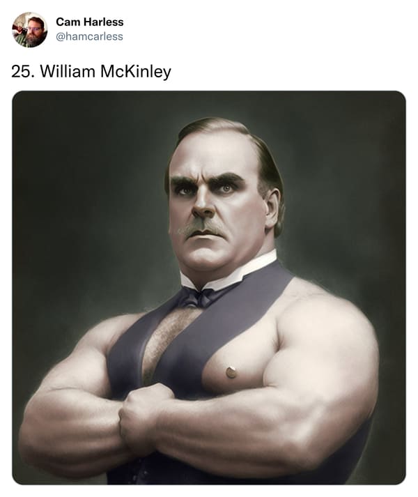 us presidents as pro wrestlers - William McKinley