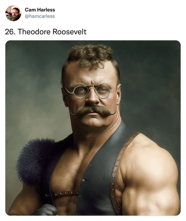 us presidents as pro wrestlers - Theodore Roosevelt