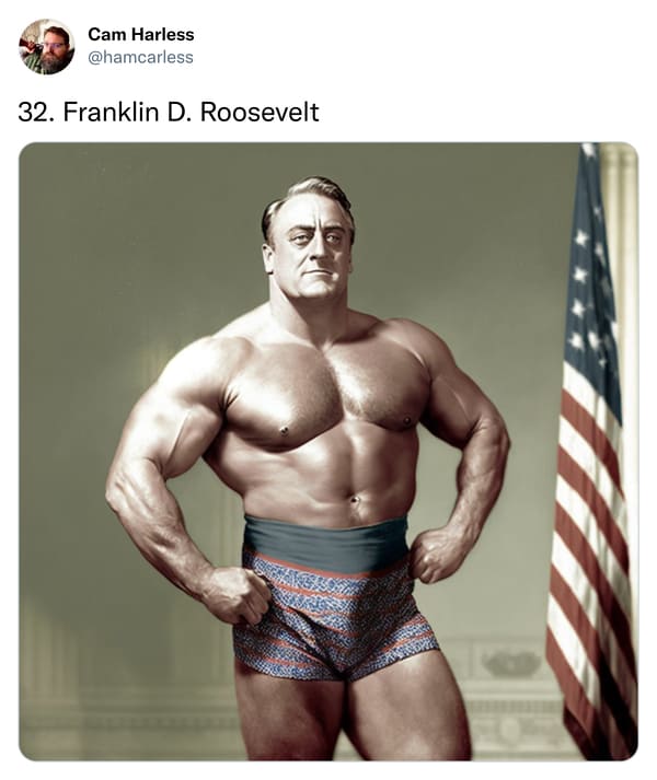 us presidents as pro wrestlers - Franklin D. Roosevelt