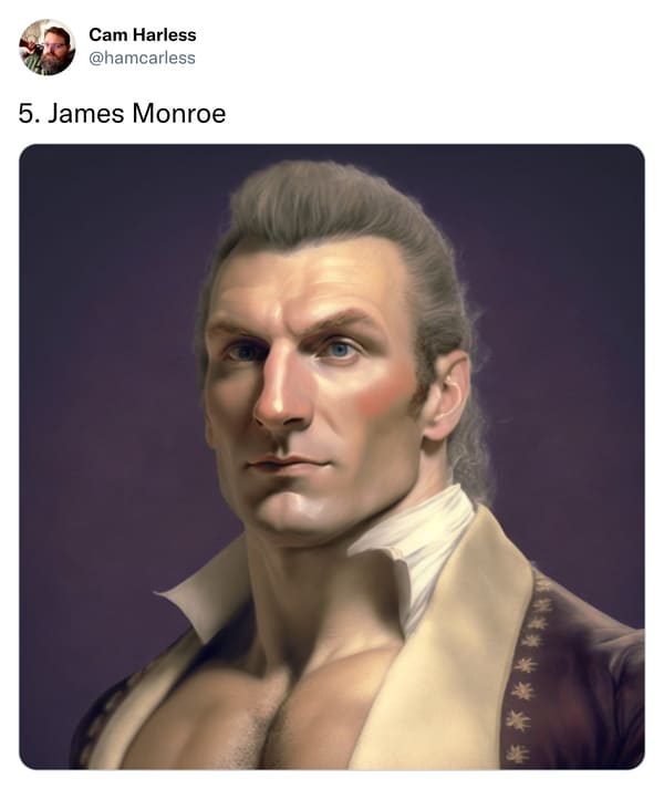 us presidents as pro wrestlers - James Monroe