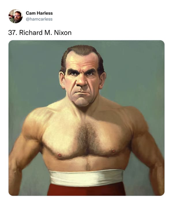 us presidents as pro wrestlers - Richard M. Nixon