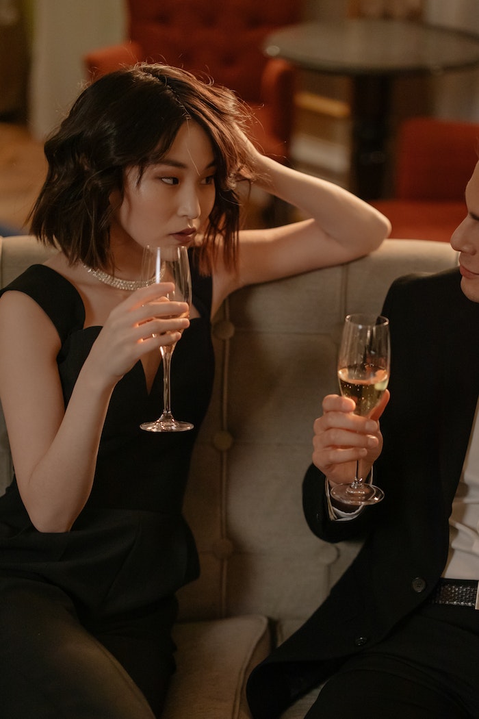 Couple Drinking Champagne