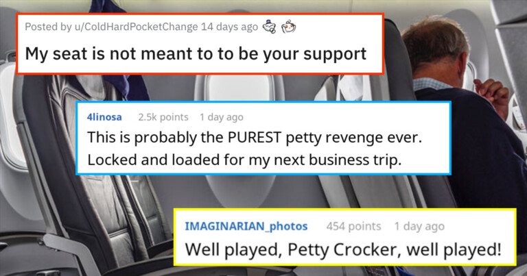 We’re Definitely Using This Plane Passenger’s Perfect Response To People Who Pull On Your Seat When Getting Up