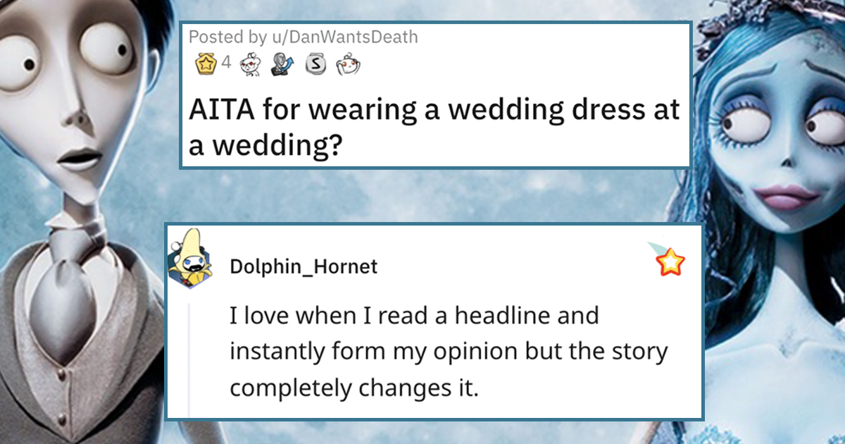 Guest Wears Wedding Dress To Wedding, Asks The Internet If They Were In The Wrong (UPDATED)