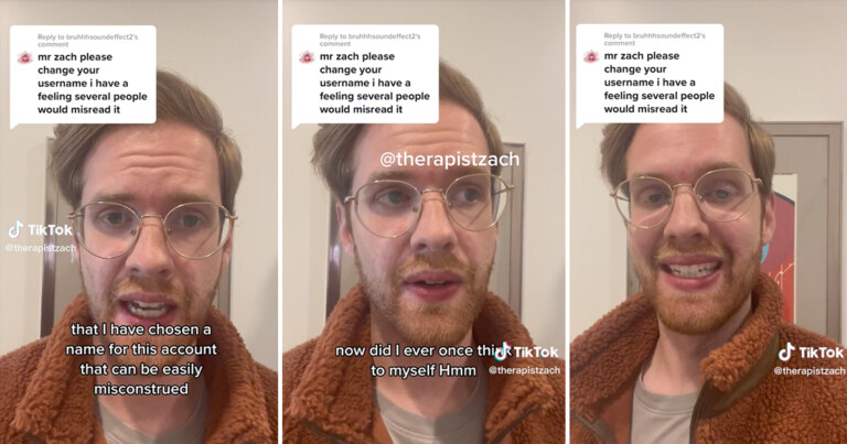 Tiktok Therapist Has The Sudden Realization His Username Is, Uh, Less Than Comforting