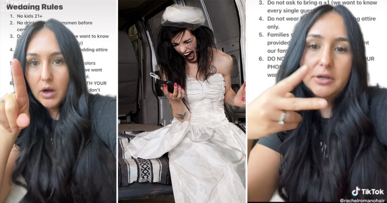Tiktoker Labeled ‘Bridezilla’ After Posting 6 Rules She Expects Her Wedding Guests To Follow