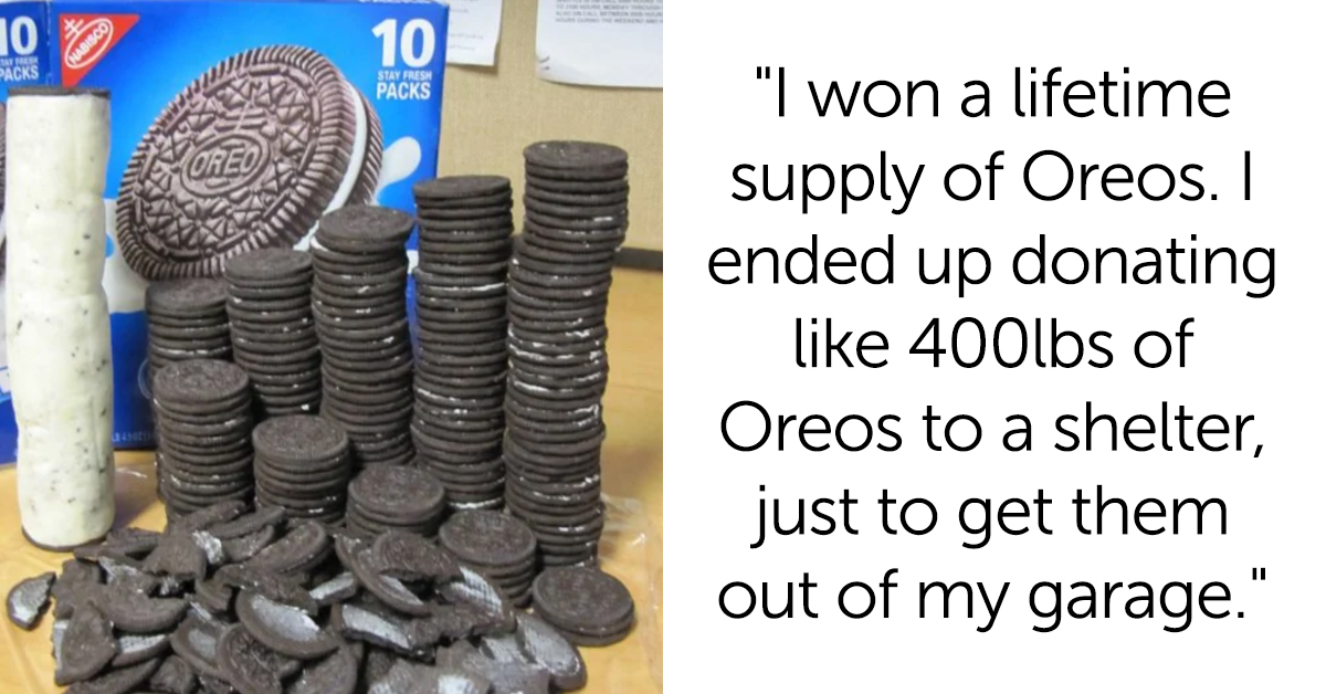 People Who Won A Lifetime Supply Of Something Reveal What Happened (20 Posts)