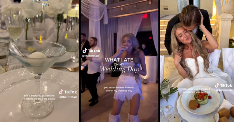 ‘I Cannot Imagine Having An Eating Disorder Themed Wedding’ — Tiktoker Posts What She Ate On Her Wedding Day To A Swarm Of Criticism