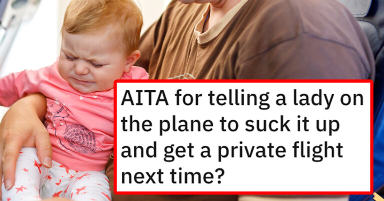 Plane Passenger Loses It On Rude Woman Who Keep Harassing A Mom With Crying Baby
