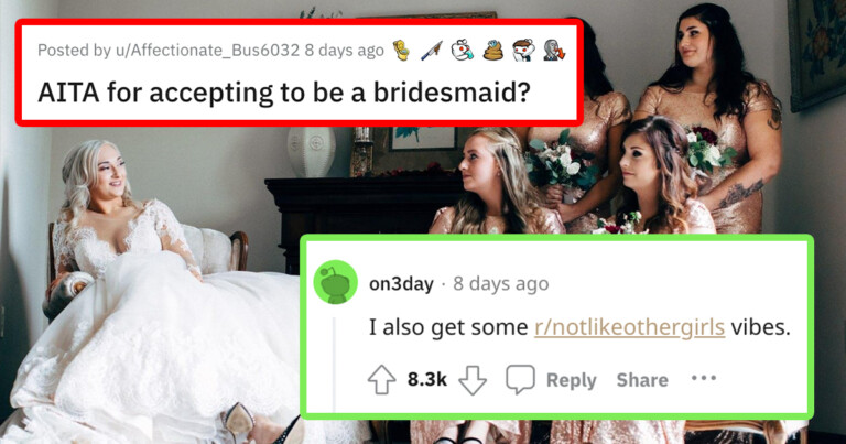 Woman Asks If She Was Out Of Line For Requesting To Be A Groomswoman Instead Of A Bridesmaid