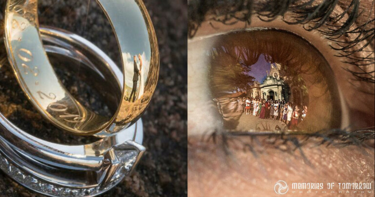 20 Times This Wedding Photographer Used Reflections In Rings And Eyes To Get The Perfect Shot