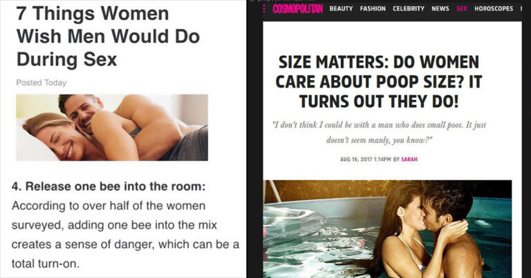 30 Times Cosmopolitan Published Advice So Wildly Questionable And Unhinged, It Got Shamed In This Group