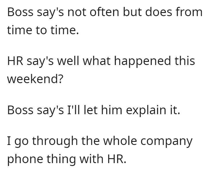 Boss Attempts To Fire Employee For Missing Company Calls, HR Doesn't ...
