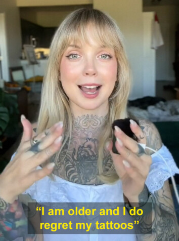 'I Was Told That I Would Regret My Tattoos When I Got Older' — Woman