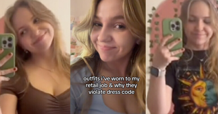 People Are Defending This Retail Worker After She Shares Every Outfit Her Job Said ‘Violated Dress Code’