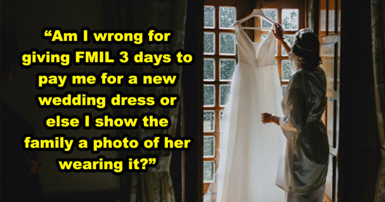 Woman’s Fiancé Lets His Mom Try On Her Wedding Dress, Knowing Full Well There Would Be Drama