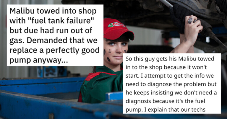 Mechanic Maliciously Complies After Furious Car Owner Demands Expensive, And Unnecessary Fuel Pump Replacement