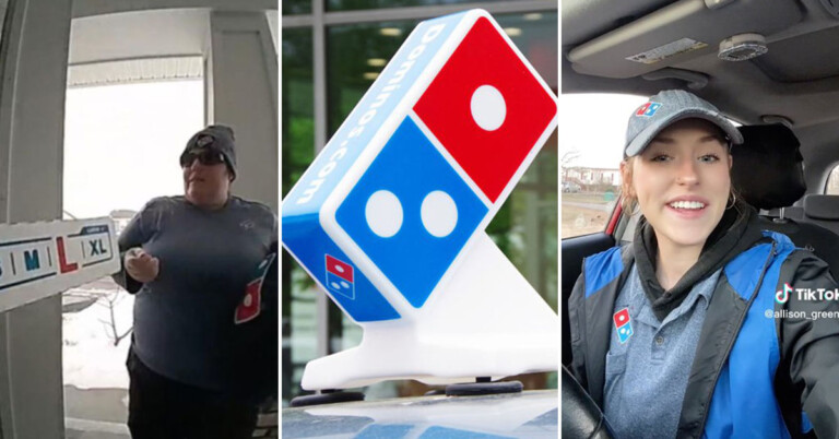 Domino's Delivery Driver Asks For Tip Before Giving Customer Thier ...