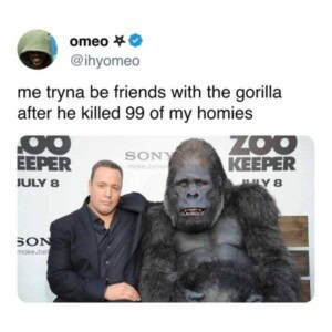 18 Funniest “100 Men vs 1 Gorilla” Memes That Prove We’ve All Lost It